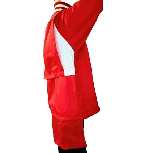 Vintage Birdie by Richard A Leslie Mens Large Red Jacket Snaps Nylon NWOT - Picture 4 of 7